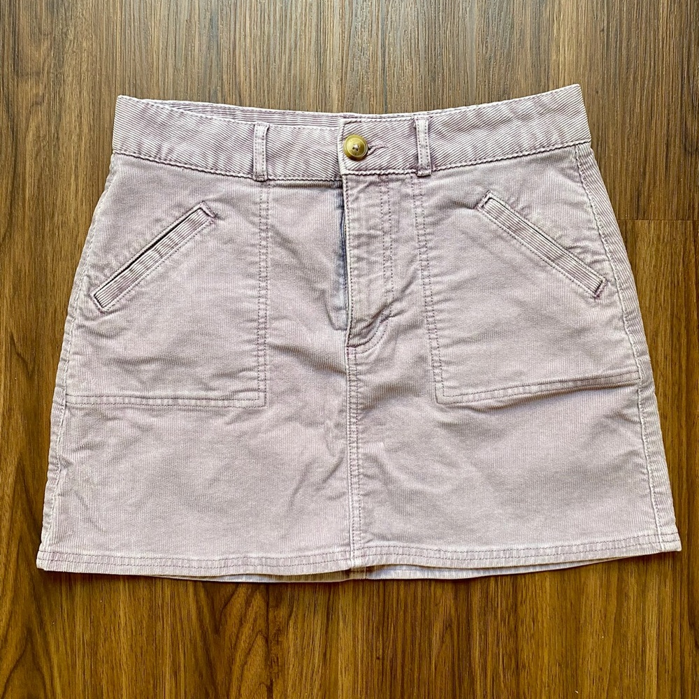 AE | Lavender corduroy skirt